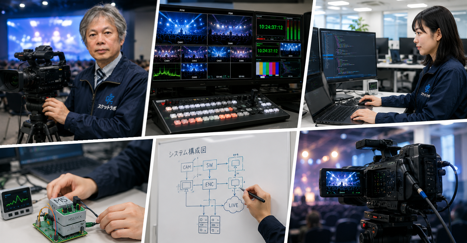 映像技術、システム設計、IoT・ソフトウェア開発の業務イメージ